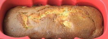 манник с яблоками на кефире. Шаг 11