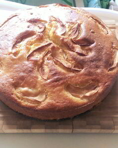 Манник с яблоками