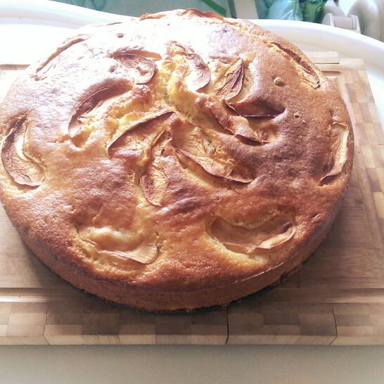 Рецепт манника с яблоками