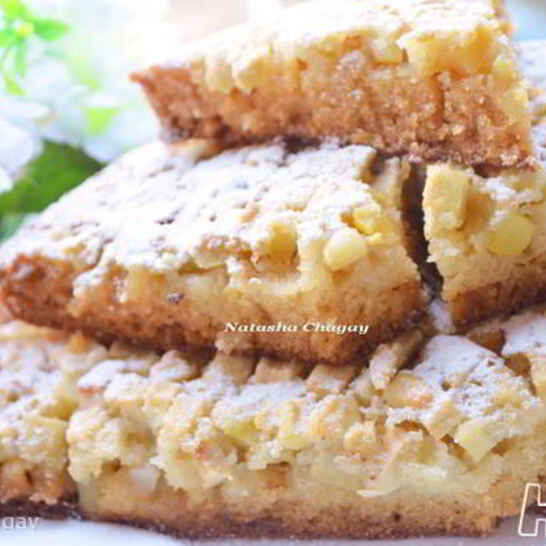 Рецепт манника с яблоком