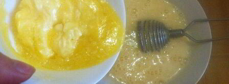 манник шоколадный с халвой. Шаг 4