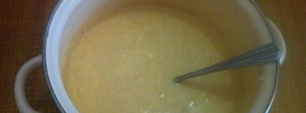 манник шоколадный с халвой. Шаг 5