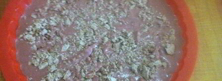 манник шоколадный с халвой. Шаг 7