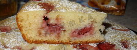 манник в мультиварке на молоке с ягодами. Шаг 7