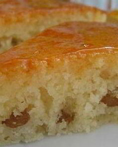 Медовый манник с изюмом