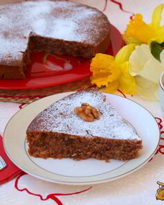 Постный медово-шоколадный манник