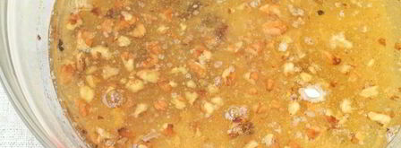 постный медово-шоколадный манник. Шаг 3