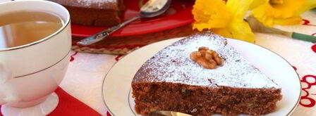 постный медово-шоколадный манник. Шаг 6