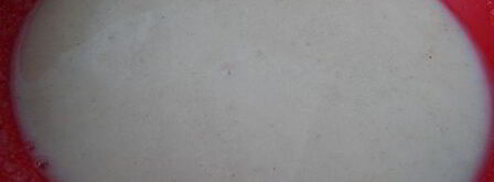 постный шоколадный манник с черносливом. Шаг 3