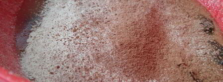 постный шоколадный манник с черносливом. Шаг 5