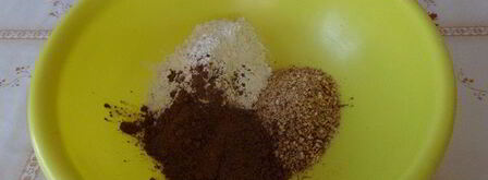 постный шоколадный манник с миндалем. Шаг 7