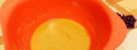 постный шоколадный манник. Шаг 4