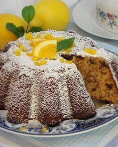 Цитрусовый манник с финиками