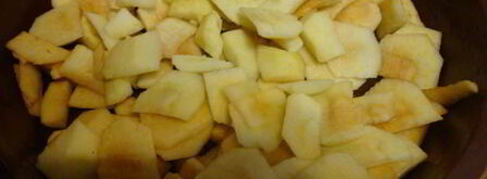 цветной яблочный манник. Шаг 7