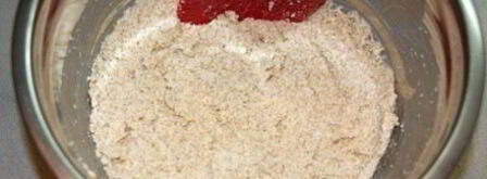 тыквенный манник с лимонной пропиткой. Шаг 3