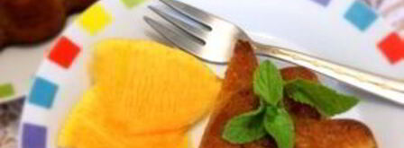 тыквенный манник с лимонной пропиткой. Шаг 11