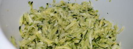 кабачковые оладьи с сыром. Шаг 3