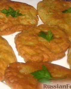 Капустные оладьи