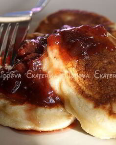 Лимонные дрожжевые оладьи