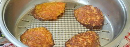 морковные оладьи с манкой. Шаг 9