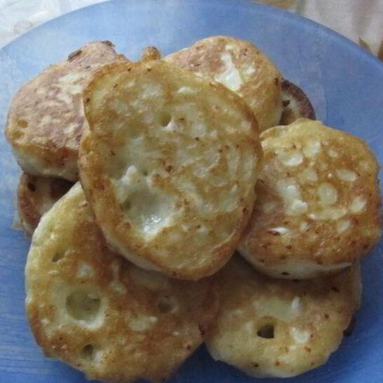 Рецепт оладушек из творога