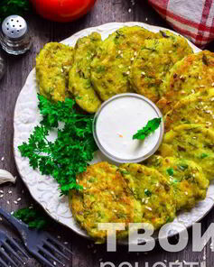 Оладьи из брокколи