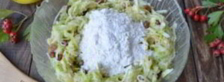 оладьи из кабачков и яблок. Шаг 5