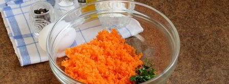 оладьи из куриной печени с морковью. Шаг 5