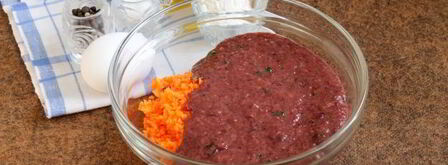 оладьи из куриной печени с морковью. Шаг 6