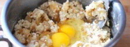 оладьи из пшенной каши. Шаг 9