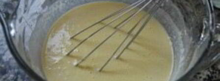 оладьи на дрожжах на молоке. Шаг 4