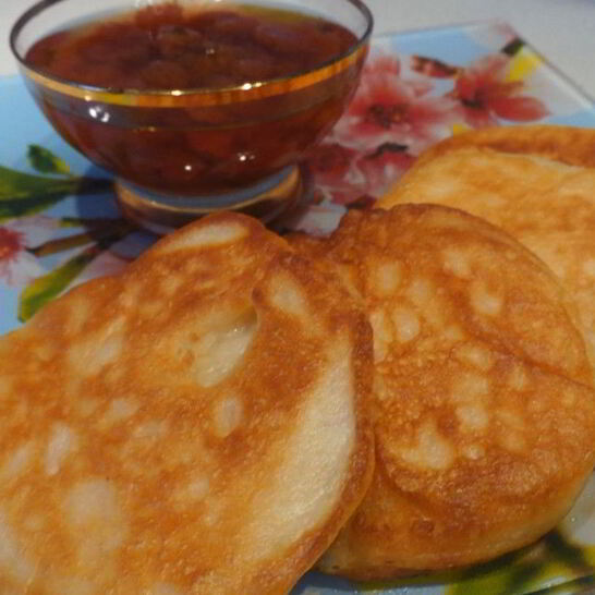 Рецепт оладий на йогурте