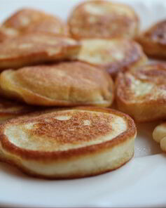 Оладьи на кефире и молоке