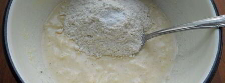 оладьи на сметане с яблоками. Шаг 4