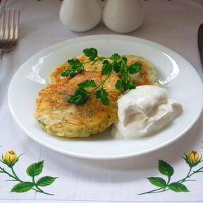 Оладьи на сметане