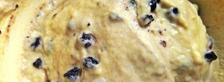 оладьи с черникой и шоколадом. Шаг 5