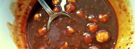 оладьи с черникой и шоколадом. Шаг 10