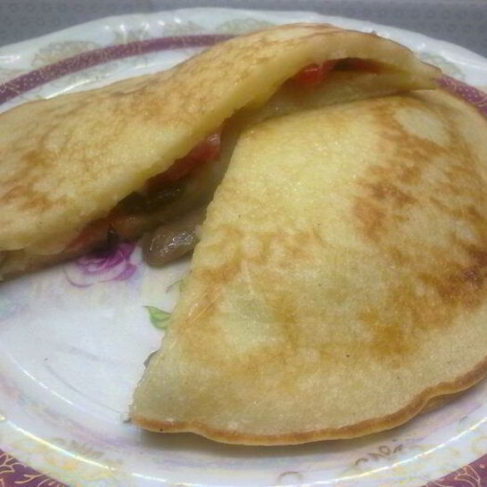 Рецепт оладий с начинкой