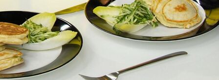 оладьи с семгой. Шаг 6