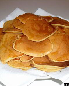 Оладьи с яблоками на молоке