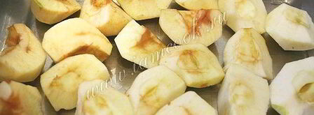 постные оладьи с яблоками. Шаг 4