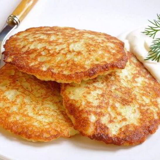 Рецепт простых оладий из картофеля