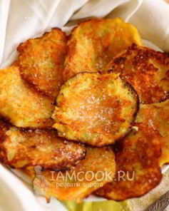 Сладкие оладьи из кабачков и моркови