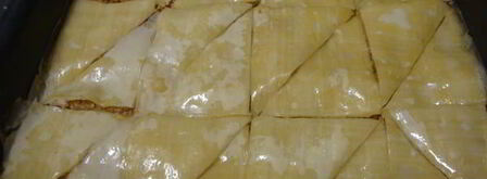 пахлава с медом и лимонным соком. Шаг 4