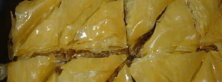 пахлава с медом и лимонным соком. Шаг 6