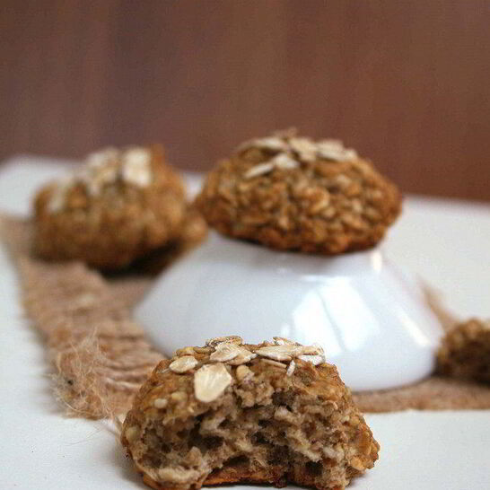 Рецепт бананового овсяного печенья