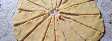 дрожжевые рогалики с маком. Шаг 6