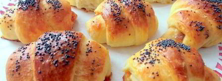 дрожжевые рогалики с маком. Шаг 10