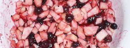 ложное слоеное тесто и рогалики с яблоками из него. Шаг 6