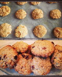 Овсяное печенье с изюмом и корицей